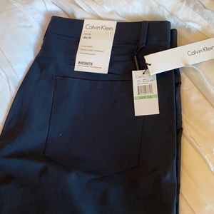 Calvin Klein Men’s Stretch Pants 34x34 slim navy